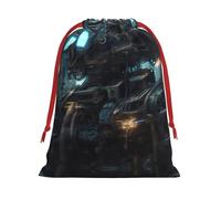 WZYCWB Future Robot S Sacs cadeaux imprimés - Parfait pour les mariages, Noël et les vacances - S/M/L