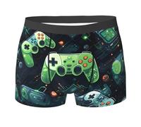 WZYCWB Gamepad Circuit Version Imprimé Homme Boxer Slip Polyester Elastique Boxer Slip - Plusieurs Tailles, noir, Medium