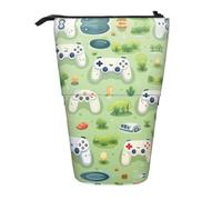 WZYCWB Gamepad in The Grass Boîte de rangement rétractable pour stylos, pinceaux de maquillage ou sacs à cordon de serrage.