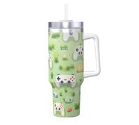 WZYCWB Gamepad in the grass Printed Fashion Ice Cup - Super tasse d'isolation thermique et froide, un incontournable pour les voyages en plein air et le sport