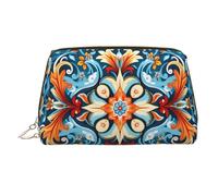 WZYCWB Gerbera Art Trousse à maquillage en cuir à motifs - Parfaite pour les bagages à main ou l'organisation à la maison, Impressions amusantes, Taille unique