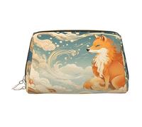 WZYCWB Gerbera Art Trousse à maquillage en cuir à motifs - Parfaite pour les bagages à main ou l'organisation à la maison, Tengu drôle, Taille unique