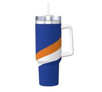 WZYCWB Gobelet à glace à motif drapeau des îles Marshall - Gobelet isotherme double couche en acier inoxydable de 1,2 L, étanche et portable