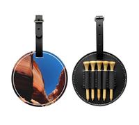 WZYCWB Gorge Scenery Sac de rangement spécial pour tees de golf - Design portable avec boucle de suspension