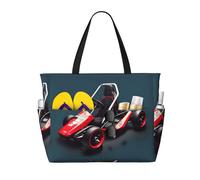 WZYCWB Grand sac de plage pour kart, sac de voyage, gym, piscine, sac de rangement à fermeture éclair