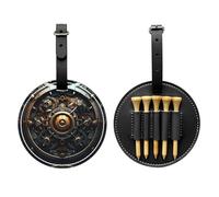 WZYCWB Grand sac de rangement pour tees de golf imprimé spécial Machinery Gears - Design portable avec boucle de suspension, Noir , Taille unique, Valise