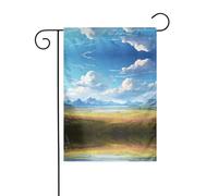 WZYCWB Grande prairie - Drapeaux décoratifs de jardin imprimés - Imperméables - Petits drapeaux d'extérieur - Décoration d'ambiance festive