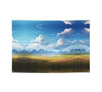 WZYCWB Grande prairie ouverte Bannière de fête pour anniversaire, chants de Noël, remise de diplôme, anniversaire