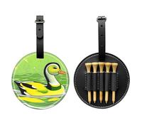 WZYCWB Green Duck Sac de rangement pour tees de golf avec boucle de suspension, Noir , Taille unique, Valise