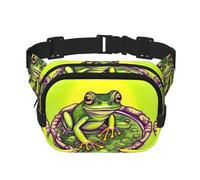 WZYCWB Grenouille dans un étang Sac banane de sport, sac à bandoulière tendance et tendance, petit sac de voyage léger