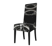 WZYCWB Housse de chaise décorative et protectrice - Illustration Dream Core - Tissu extensible - Amovible et lavable