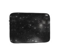 WZYCWB Housse noire et blanche pour ordinateur portable Galaxy 10" compatible avec les ordinateurs portables 10-17". Un accessoire léger, portable et élégant.