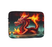 WZYCWB Housse pour ordinateur portable 13" Dragon King in Fire compatible avec les ordinateurs portables de 10 à 17". Un accessoire léger, portable et élégant.