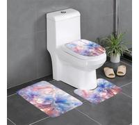 WZYCWB Hyacinthus Lot de 3 tapis de salle de bain, paillasson pour chambre à coucher, tapis de cuisine, baignoire et décoration d'intérieur