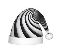 WZYCWB illusion d'optique spirale gif chapeaux de Noël enfants chapeaux de Noël Nouvel An mode chapeaux enfants chapeaux de Noël événement scène performance vacances scène fête