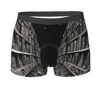 WZYCWB Illustration Dream Boxer pour homme (S-XXL) - Tissu élastique léger, respirant et absorbant la transpiration, extensible, noir, XX-Large