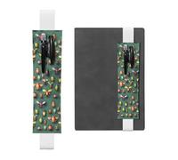 WZYCWB Insect Atlas Marque-pages en cuir avec porte-stylo réglable Idéal comme cadeau de rentrée scolaire ou de Noël