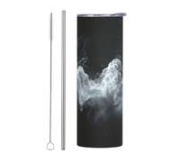 WZYCWB Interstellar Tasse isotherme en acier inoxydable avec paille de 590 ml