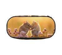 WZYCWB Intimate Mouse Trousse à crayons grande capacité - Boîte de rangement multifonctionnelle, portable et durable pour fournitures de bureau et scolaires, Noir , Taille unique, Trousse de beauté