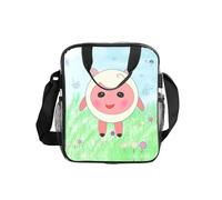 WZYCWB Joli sac à bandoulière en forme d'agneau transparent avec fermeture éclair et bandoulière pour femme homme travail shopping