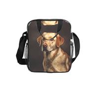 WZYCWB Joli sac à bandoulière labrador transparent avec fermeture éclair et bandoulière pour femme homme travail shopping