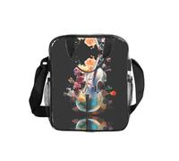 WZYCWB Joli sac à bandoulière transparent en cellophane avec fermeture éclair et bandoulière pour femme homme travail shopping