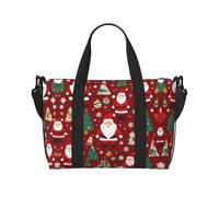 WZYCWB Joli sac à main à bandoulière cadeau du Père Noël, sac à main décontracté, adapté pour le travail, les voyages, le fitness, le tourisme, sac de rangement à fermeture éclair pour femme