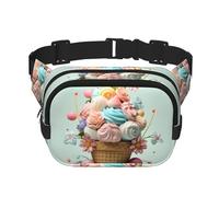 WZYCWB Joli sac banane de sport, sac à bandoulière tendance et tendance, petit sac de voyage léger