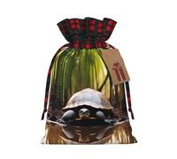 WZYCWB Joli sac cadeau en toile de jute avec cordon de serrage 21,1 x 30 cm