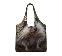 WZYCWB Joli sac en toile imprimé hérisson, sac à bandoulière unique, sac en toile tendance, adapté pour les voyages quotidiens et le magasinage