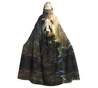 WZYCWB Jolie cape à capuche pour Halloween, une cape élégante pour adulte, parfaite pour les carnavals, les fêtes à thème et les mascarades.