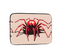WZYCWB Jolie petite araignée rouge 12" imprimée pour ordinateur portable de 10 à 17 pouces, parfaite pour les affaires, le bureau, l'école ou l'université.