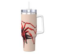 WZYCWB Jolie petite araignée rouge imprimée tendance - Super tasse d'isolation thermique et froide, un incontournable pour les voyages en plein air et le sport
