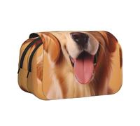 WZYCWB Jolie trousse à crayons portable à motif de cheveux dorés, idéale pour organiser les stylos au bureau ou ranger des pinceaux de maquillage