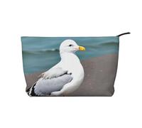 WZYCWB Jolie trousse de maquillage en velours côtelé avec fermeture éclair pour femme, adaptée pour les voyages et le rangement quotidien, les cosmétiques