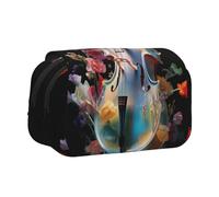 WZYCWB Jolie trousse portable avec impression cellophane, idéale pour organiser les stylos au bureau ou ranger des pinceaux de maquillage