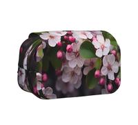 WZYCWB Jolie trousse portable avec impression de fleurs de prunier idéale pour organiser les stylos au bureau ou ranger des pinceaux de maquillage