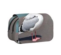 WZYCWB Jolie trousse portable en forme de mouette, idéale pour organiser les stylos au bureau ou ranger des pinceaux de maquillage