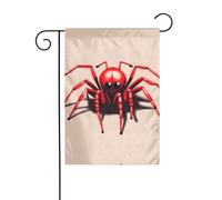 WZYCWB Jolies petites araignées rouges drapeaux de jardin - 30,5 x 45,7 cm, drapeaux décoratifs de jardin à suspendre
