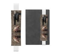 WZYCWB Jolies petites pochettes à crayons conque, porte-stylos en PVC et porte-stylos avec bandes élastiques et marque-pages sont le meilleur choix de cadeau.