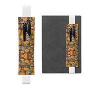 WZYCWB Jolies pochettes à crayons pour journal intime, porte-stylos en PVC et porte-stylos avec bandes élastiques et marque-pages sont le meilleur choix de cadeau., blanc, Taille unique