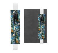 WZYCWB Jolies trousses à crayons dinosaures, porte-stylos en PVC et porte-stylos avec bandes élastiques et marque-pages sont le meilleur choix de cadeau.