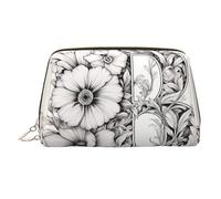 WZYCWB Juicy Peach Trousse à maquillage en cuir Motif pêche - Parfait pour les bagages à main ou l'organisation de la maison, Intéressant B, Taille unique