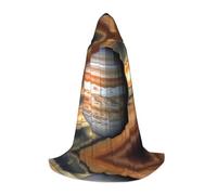 WZYCWB Jupiter Paysage Imprimé Moyen Cape à Capuche Costume de Vacances Fête Carnaval Accessoire de Fête Tailles S/M/L
