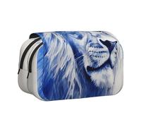WZYCWB La trousse à crayons portable Silent Lion est idéale pour organiser les stylos au bureau ou ranger des pinceaux de maquillage