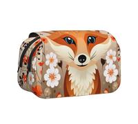 WZYCWB La trousse portable Fox in the Bush est idéale pour organiser des stylos au bureau ou ranger des pinceaux de maquillage