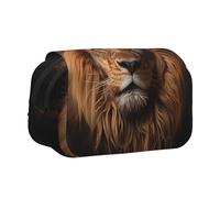 WZYCWB La trousse portable Lion's Gaze est idéale pour organiser les stylos au bureau ou ranger des pinceaux de maquillage