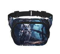 WZYCWB Late Night Owl Sac banane de sport, sac à bandoulière tendance et tendance, petit sac de voyage léger