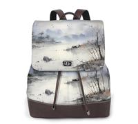 WZYCWB laugh heartily Sac à dos pour femme élégant pour le travail et les voyages, Peinture à l'encre de paysage, taille unique