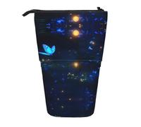 WZYCWB Le porte-stylo rétractable imprimé The Darkness of Night convient pour une utilisation comme simple trousse de maquillage, portefeuille, etc.